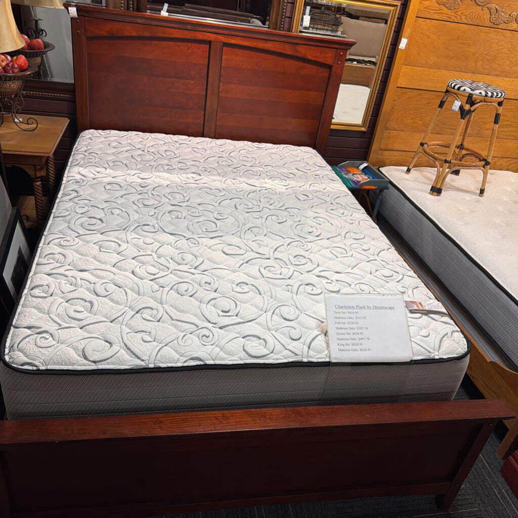 Queen Size Cherry Finish Bed