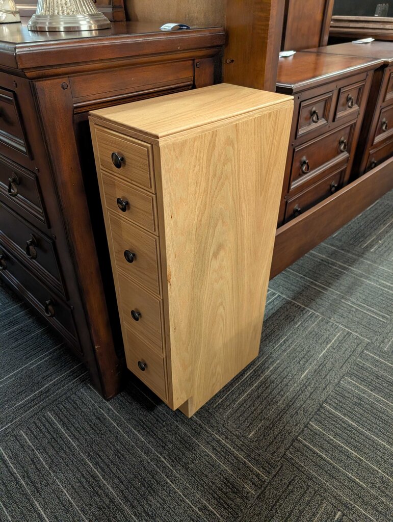 Narrow Five Drawer Cabinet