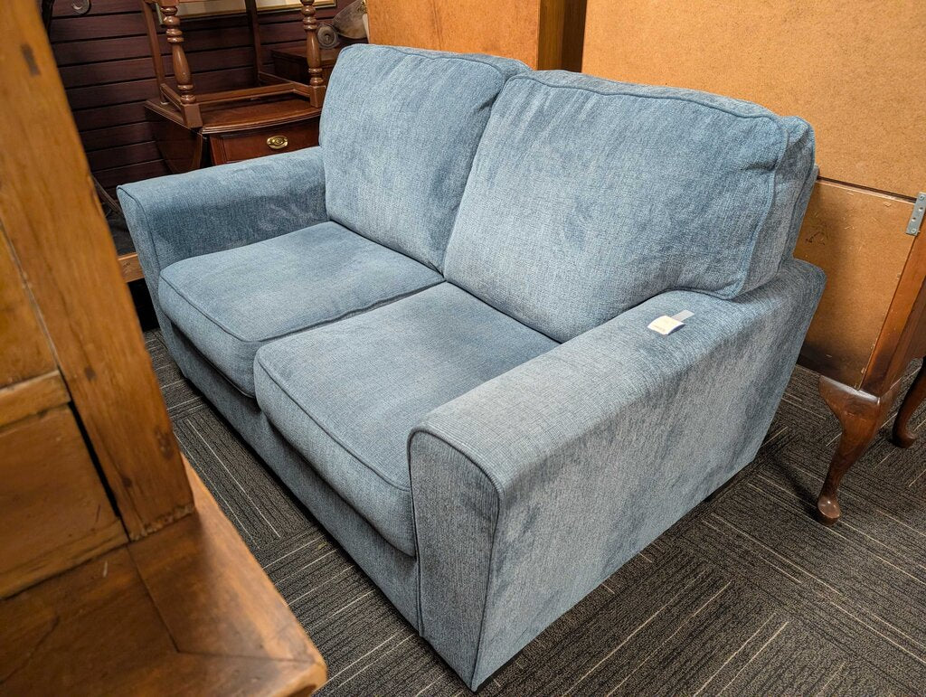 Blue Loveseat