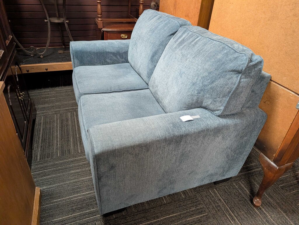 Blue Loveseat