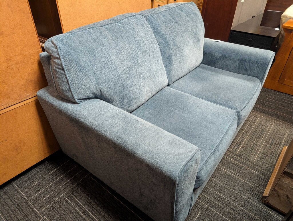 Blue Loveseat