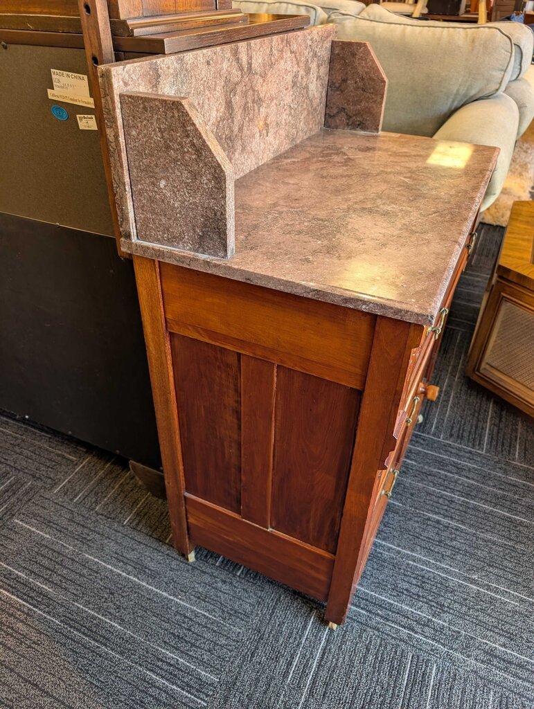 Marble Top Wash Stand