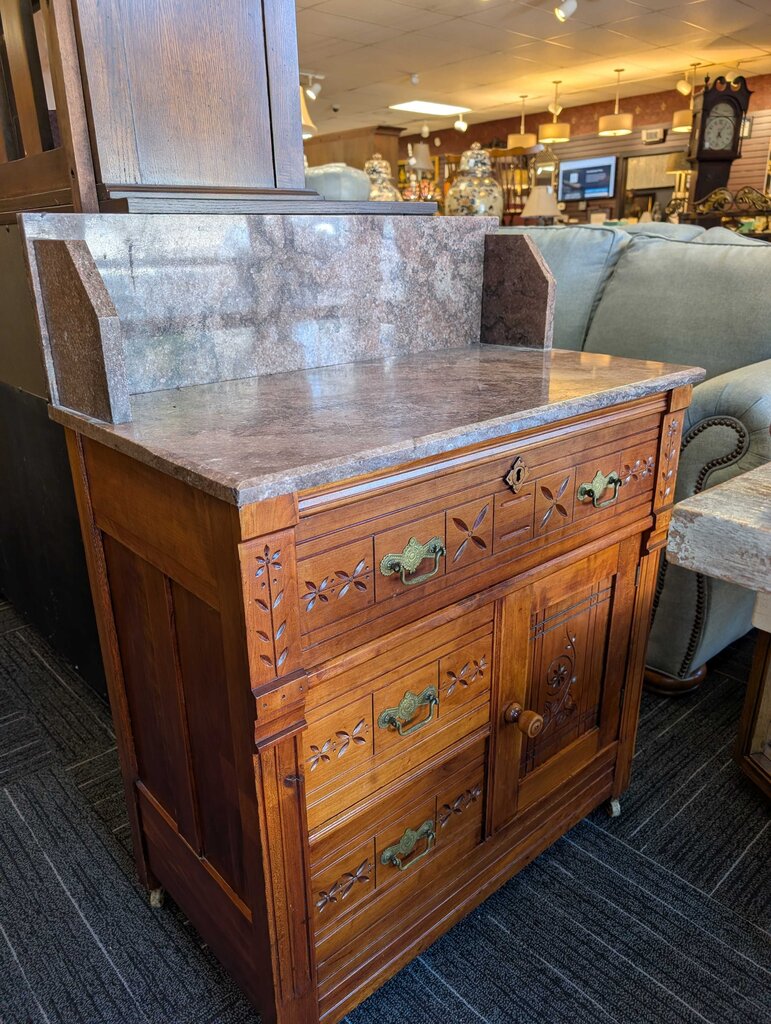 Marble Top Wash Stand