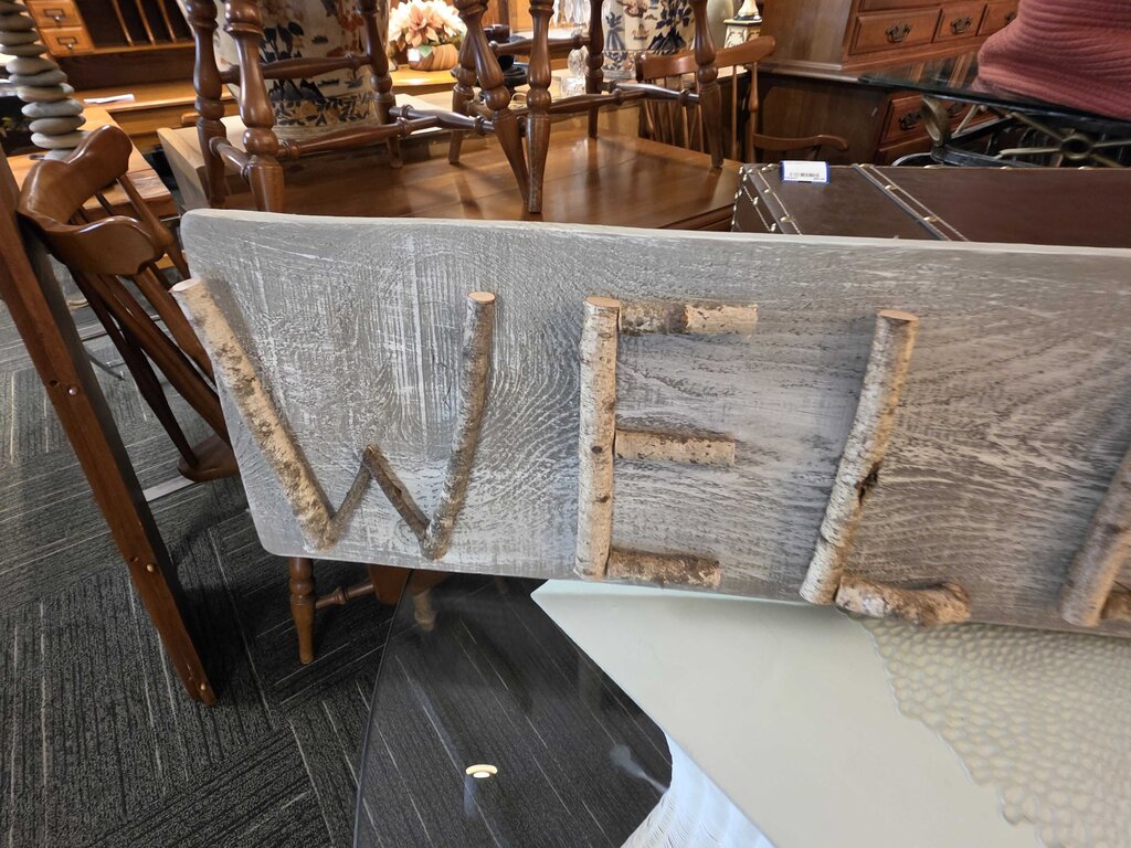 Rustic Craftsman Made Distressed Wood Plank Welcome Sign