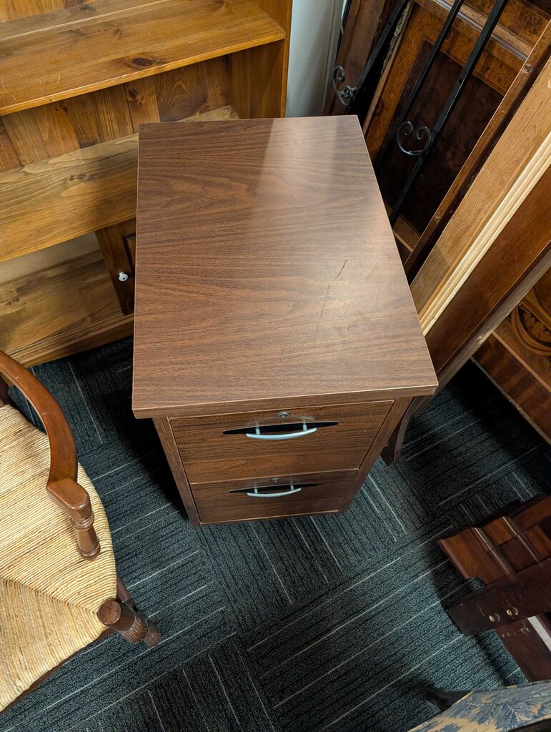 Vintage Two Drawer File Cabinet