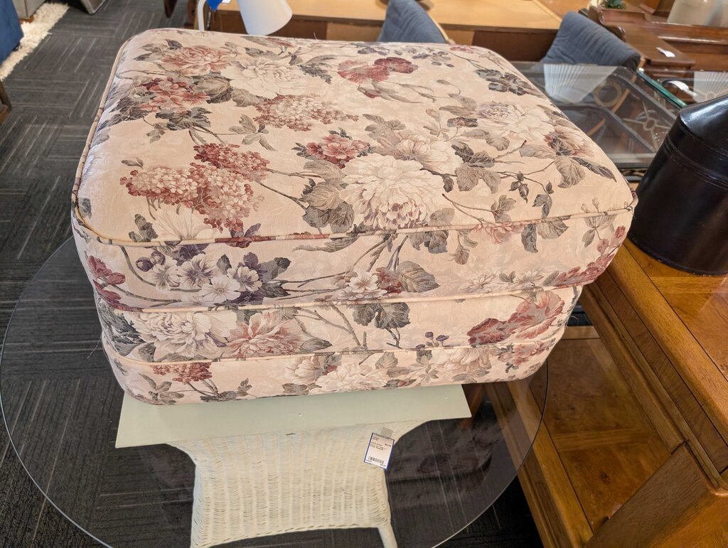 Floral Ottoman