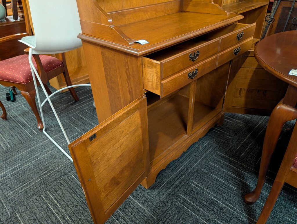 Vintage Maple Hutch