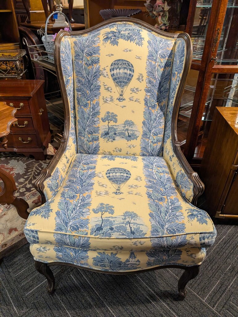 Formal French Wingback Chair
