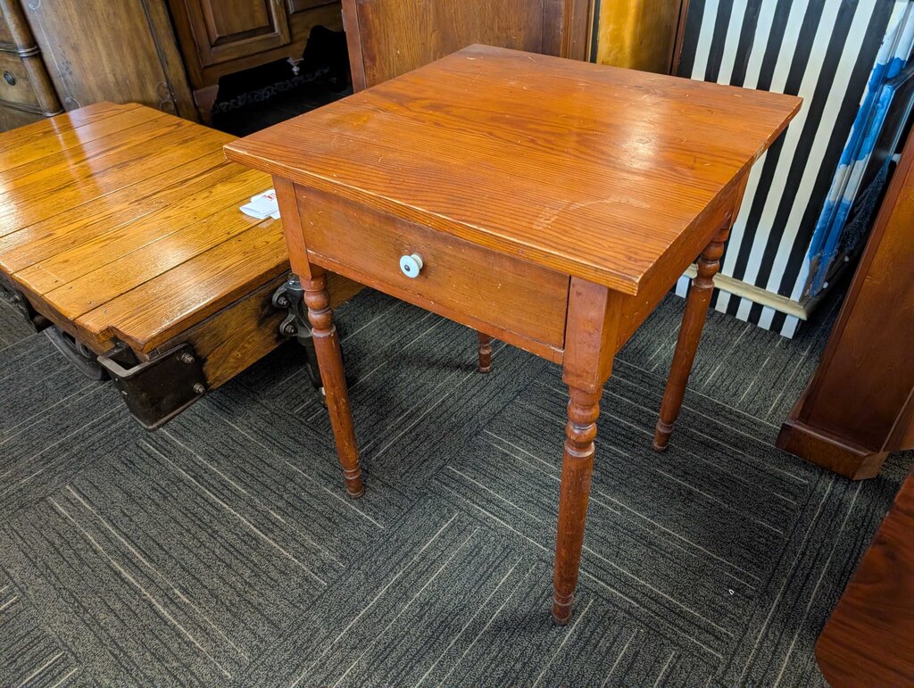 Antique One Drawer Stand