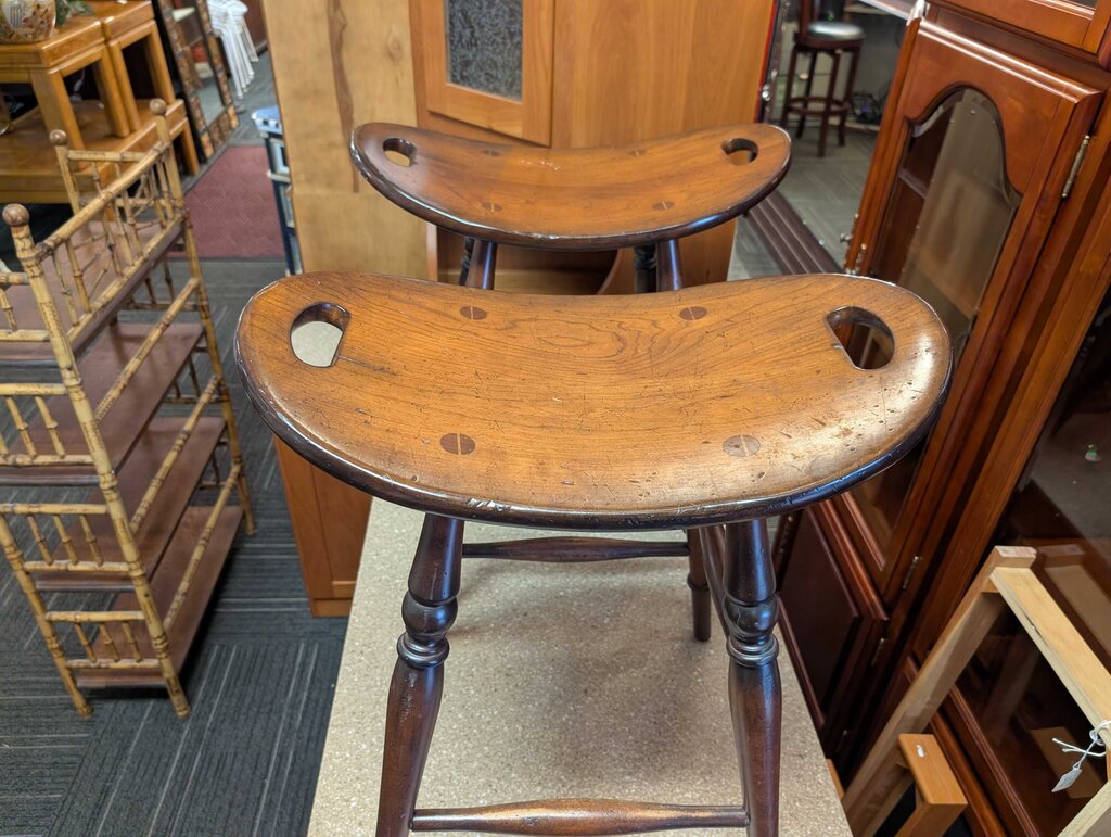 Pair Of Quality Saddle Stools