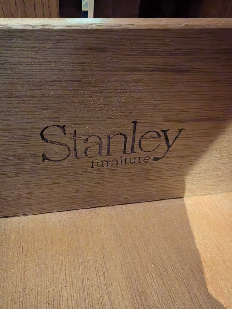 Oak Clothing Press by Stanley