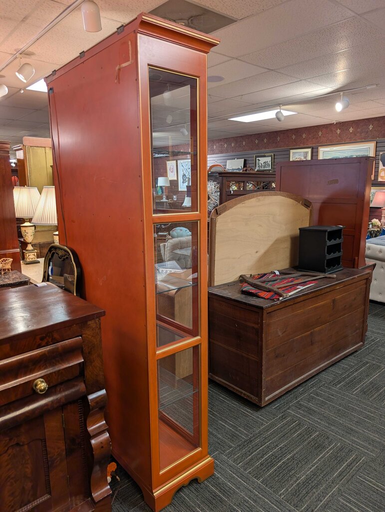 Vintage Tall Curio Cabinet by Drexel