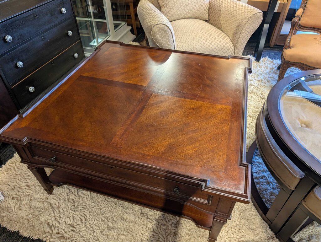 Contemporary Cherry Coffee Table by Standley