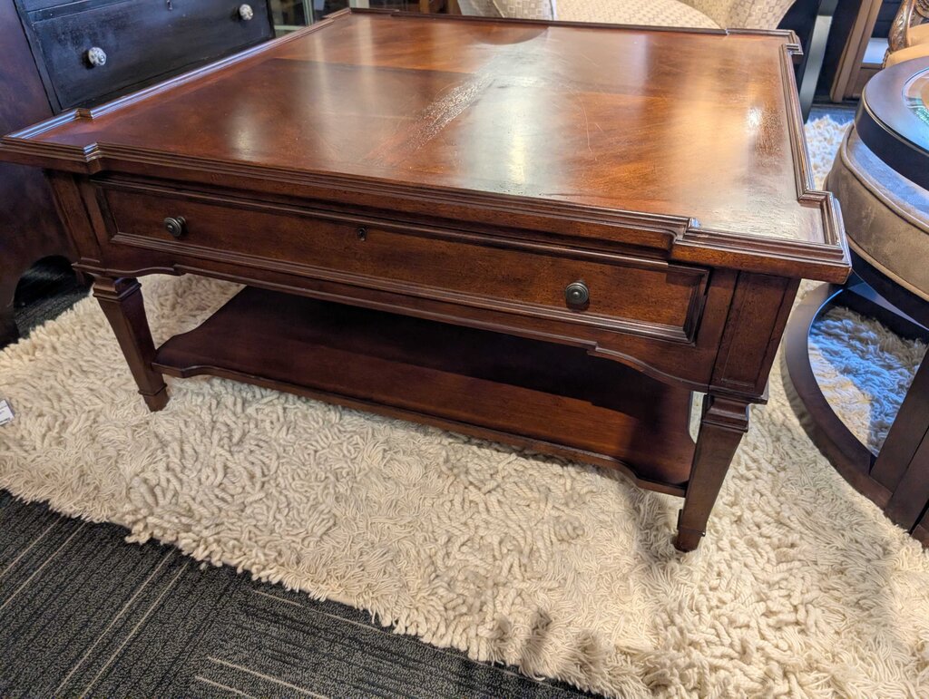 Contemporary Cherry Coffee Table by Standley