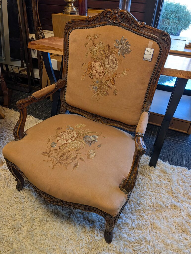 French Louis XVI 19th Century Arm Chair