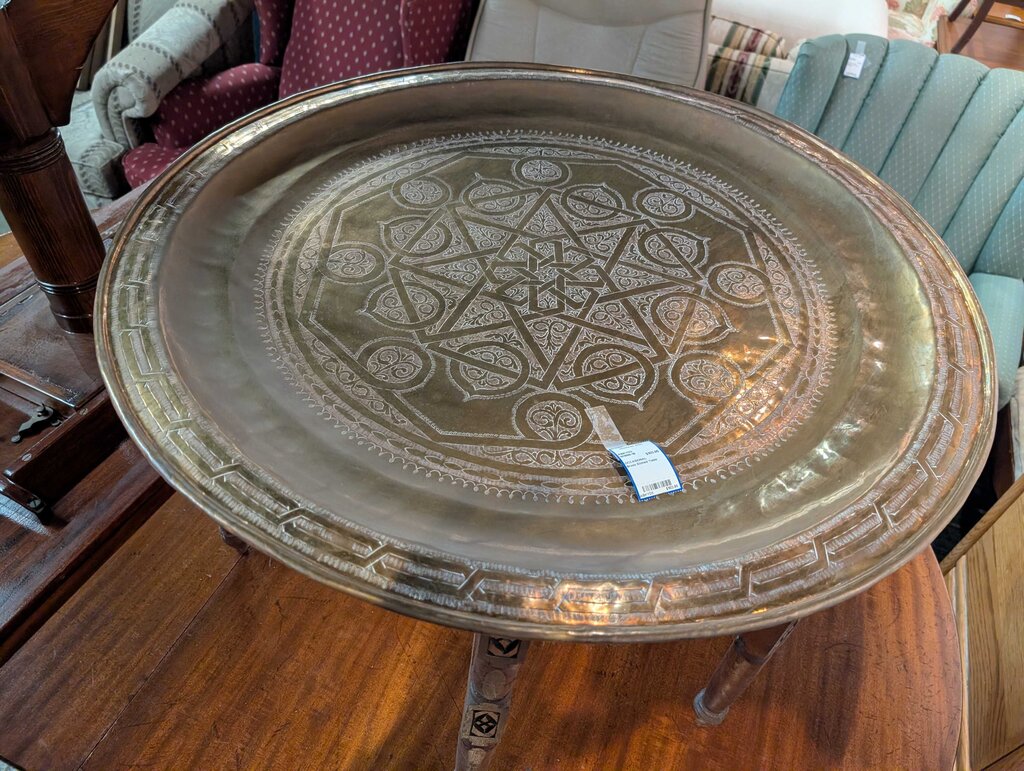 Brass Etched Table