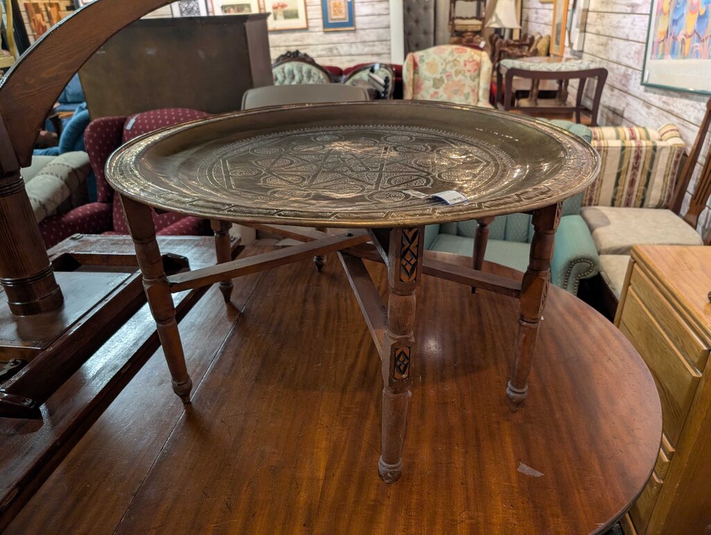 Brass Etched Table