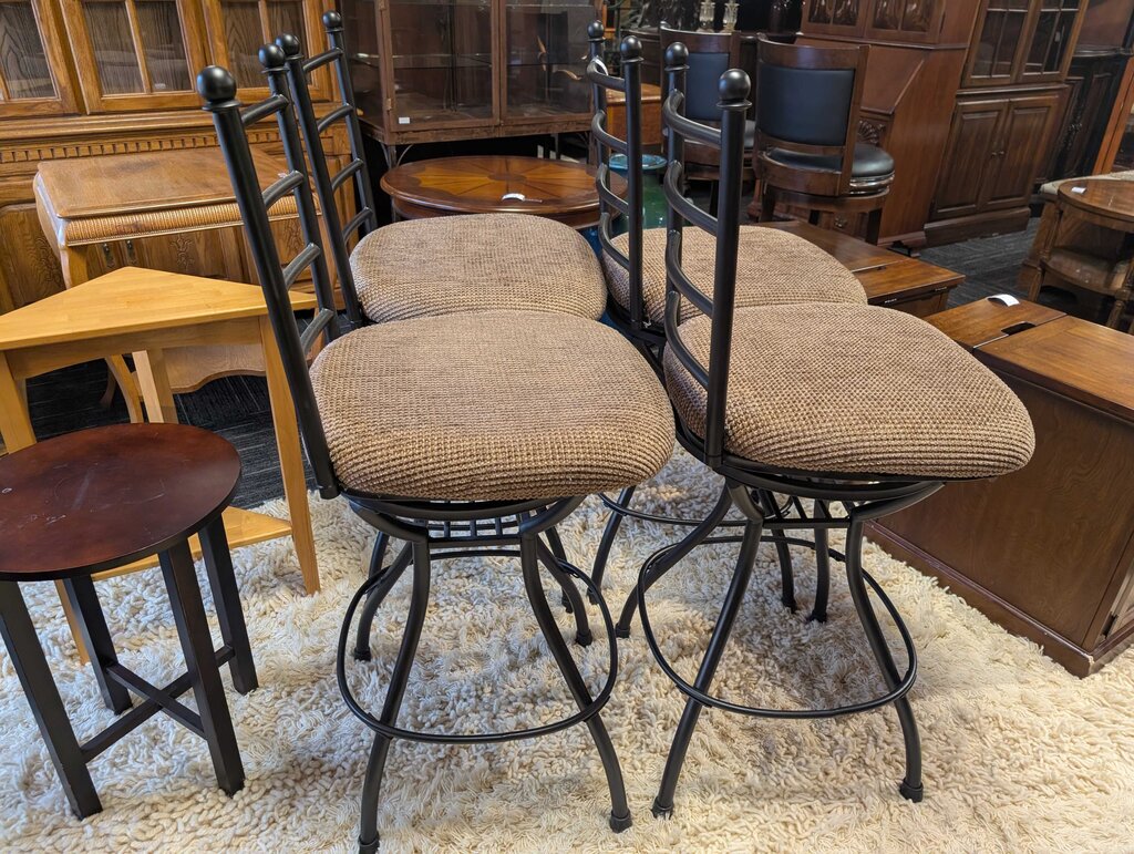 Four 30" Swivel Bar Stool by Ashley "Antigo"