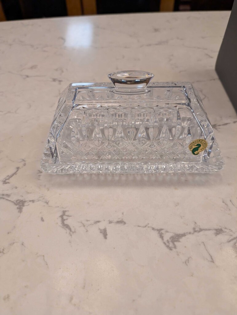 Waterford Crystal Butter Dish