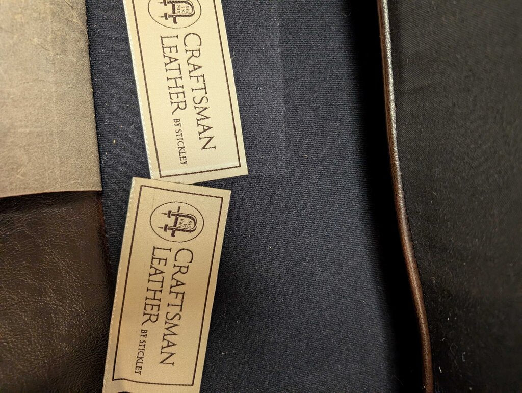 Leather Lounge Chair By Stickley