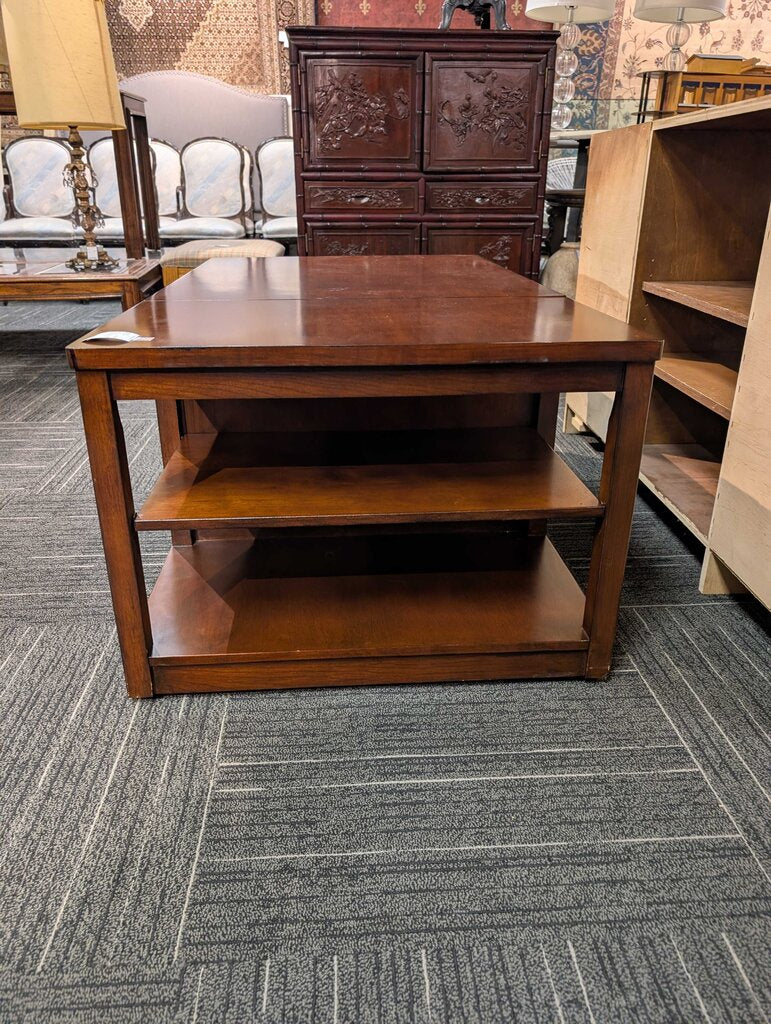 Cherry Lift-top Storage Coffee Table by Calmart International
