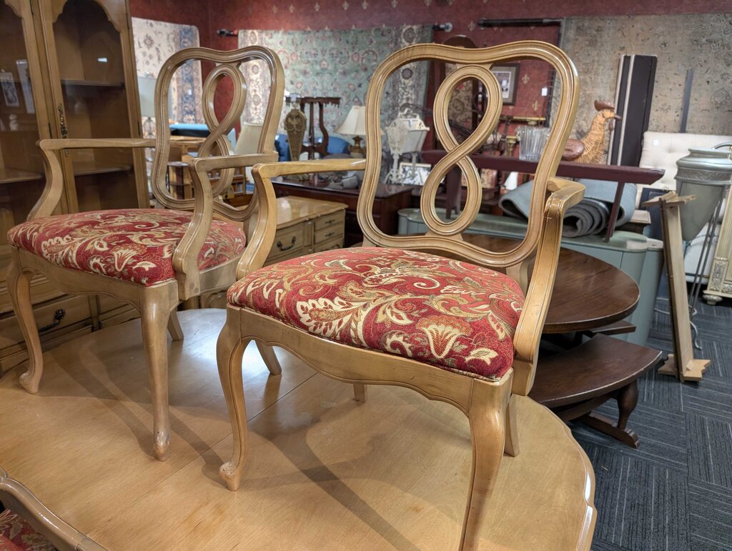 Vintage French Table With Six Chairs