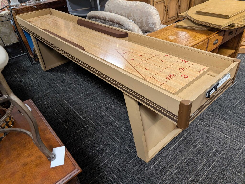Vintage Varsity By Brunswick Shuffleboard Table