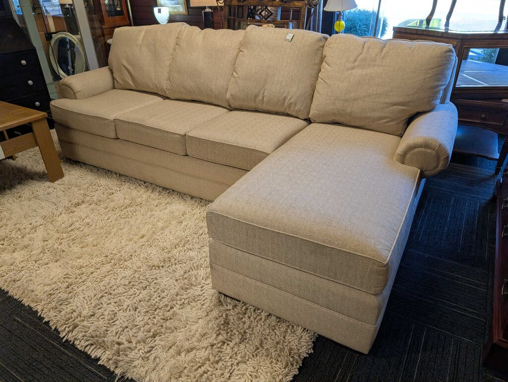 Contemporary Sofa w/ Chase Lounge By Kinkaid USA