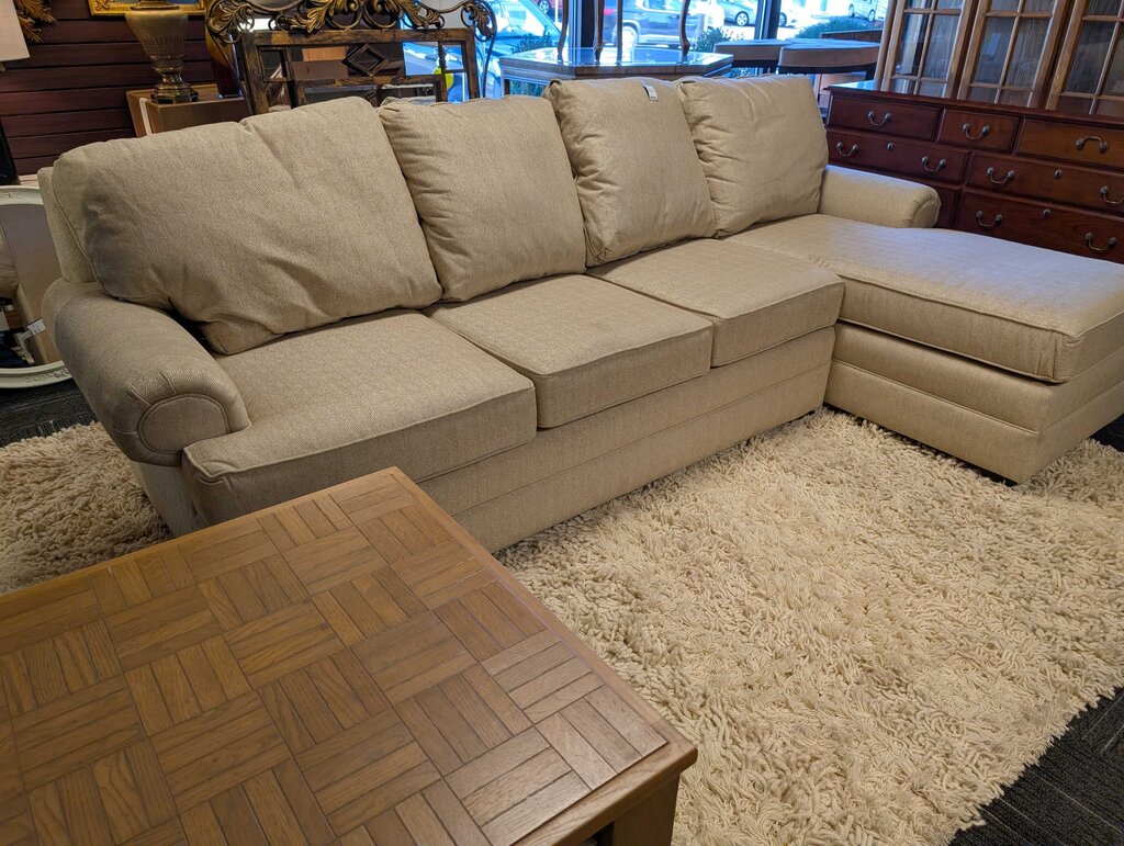 Contemporary Sofa w/ Chase Lounge By Kinkaid USA