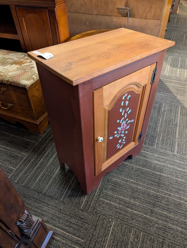 Paint Decorated Country Cabinet