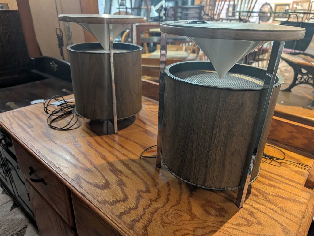 Pair Of Mid Century Speakers