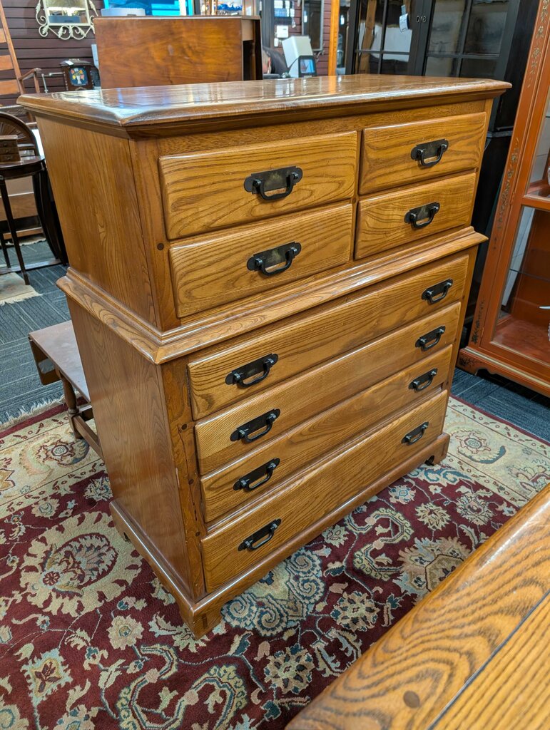 Vintage Oak Chest By Link Taylor