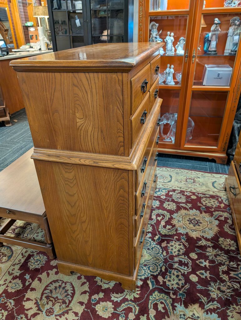 Vintage Oak Chest By Link Taylor