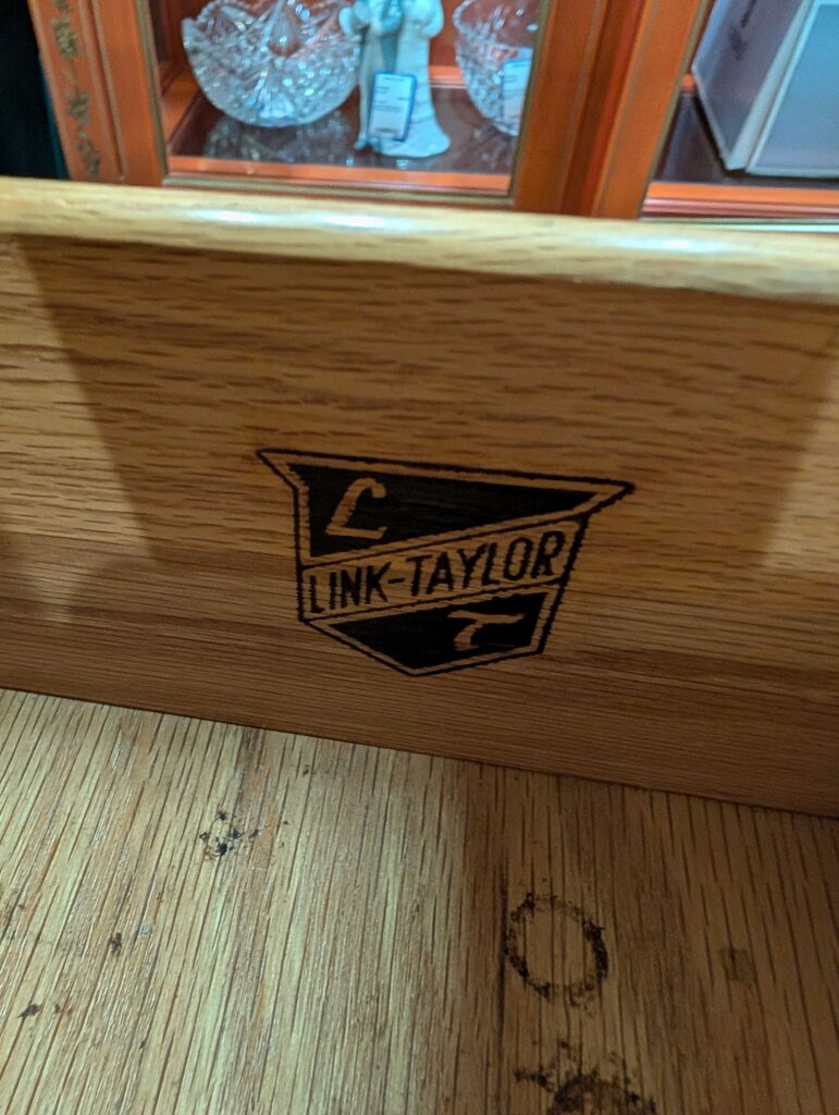 Vintage Oak Chest By Link Taylor