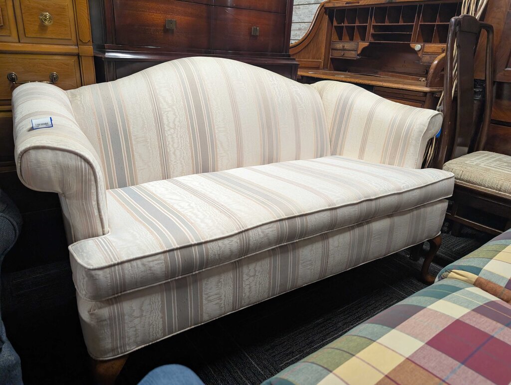 Formal Camel Back Loveseat
