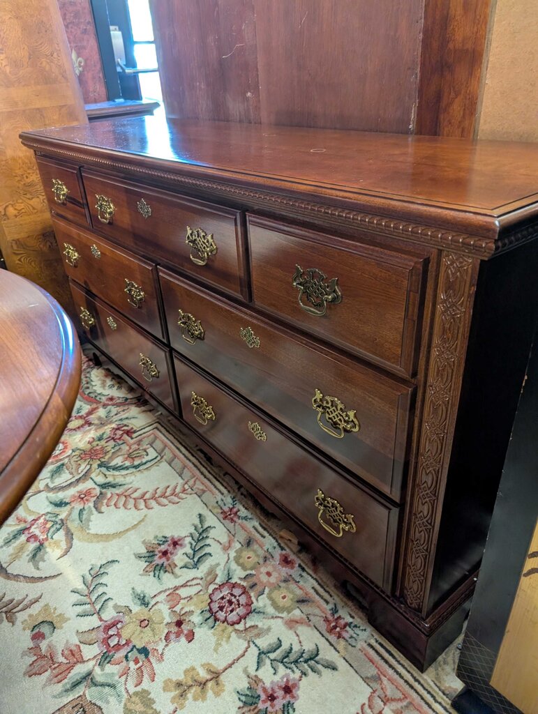 Cherry Finish Bassett Dresser