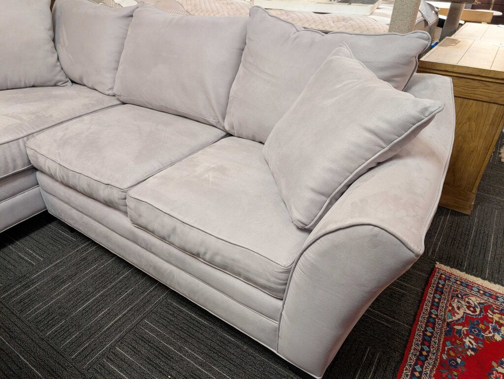 Microfiber Sofa With Lounge