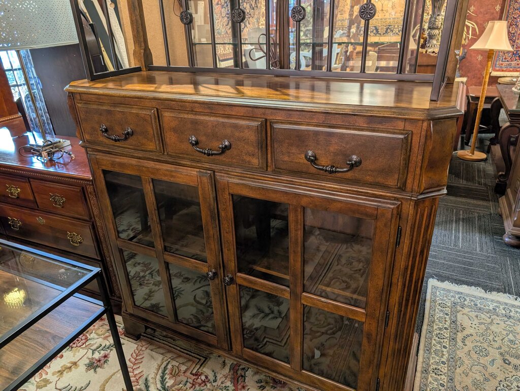 Large Two Door Bakers Rack/Bar Back