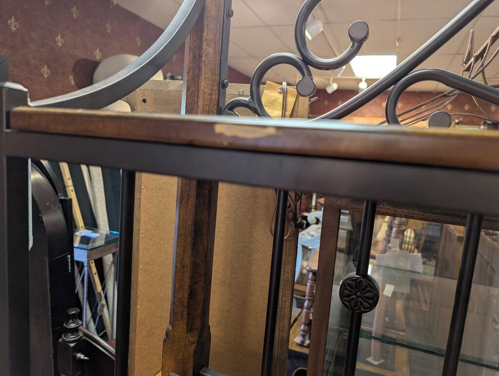 Large Two Door Bakers Rack/Bar Back