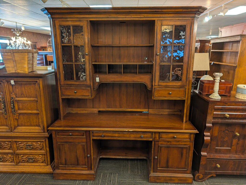 Large Desk With Hutch Top