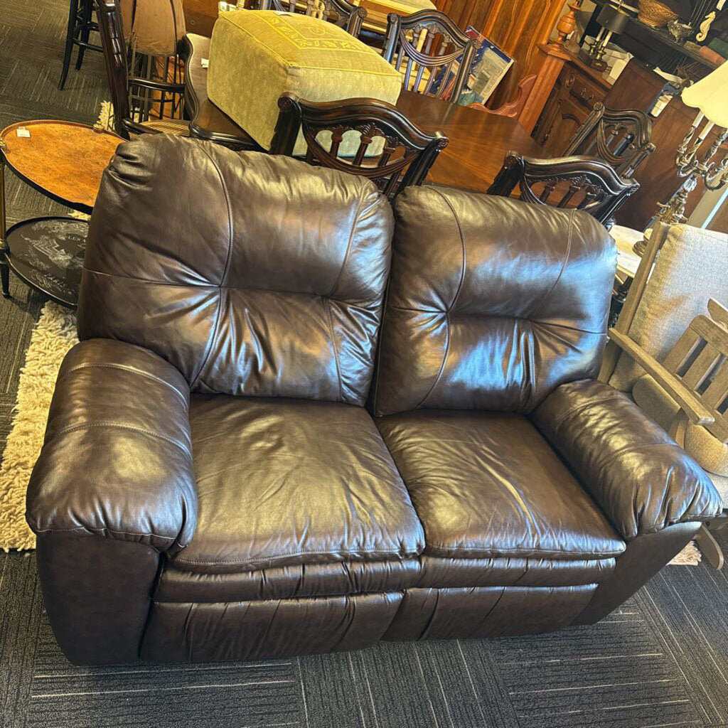 Leather Reclining Loveseat (Leather seating) by Ashley