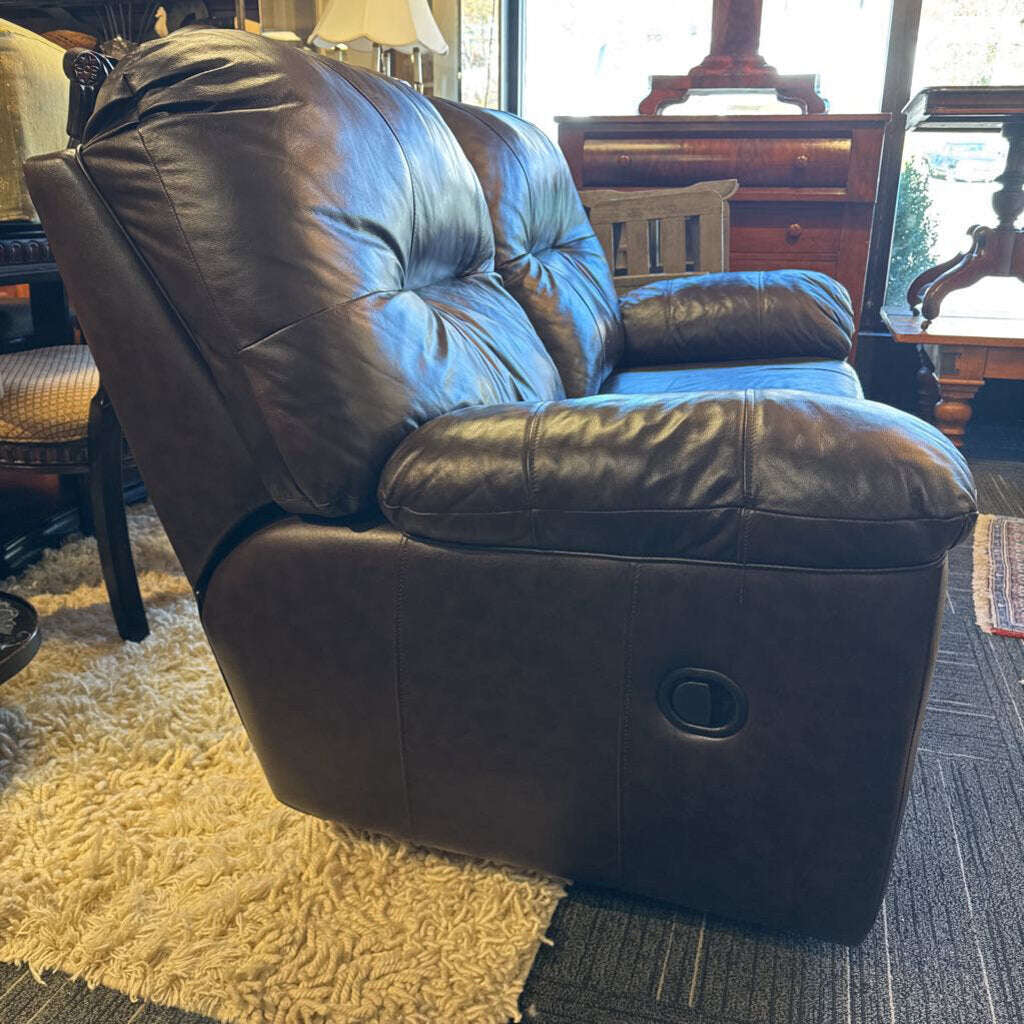 Leather Reclining Loveseat (Leather seating) by Ashley