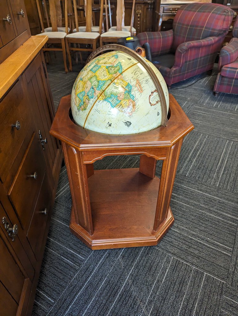 Replogle globe on stand