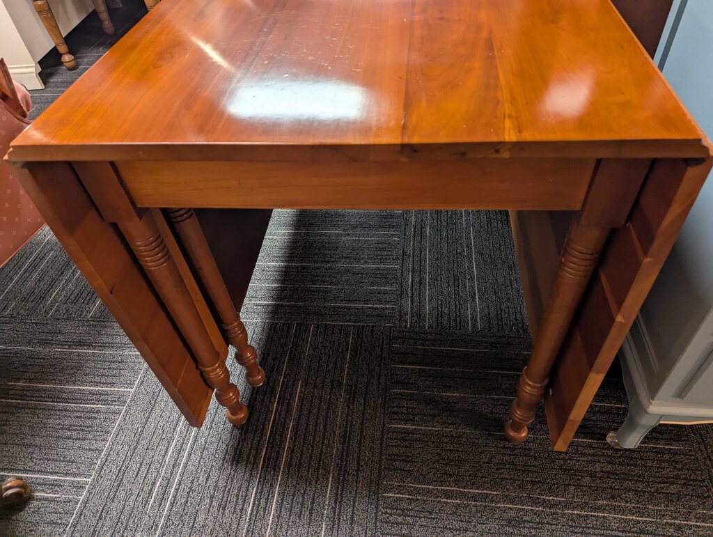 Solid Cherry Drop Leaf Table