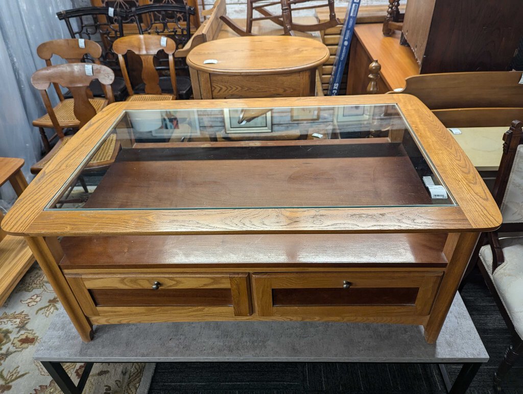 Glass Top Coffee Table