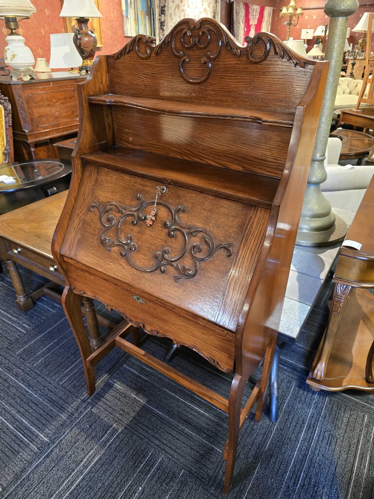 Cute Oak Drop-front Desk Circa 1890