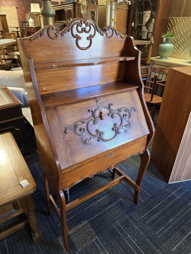 Cute Oak Drop-front Desk Circa 1890