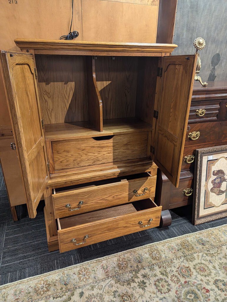 Oak chifforobe