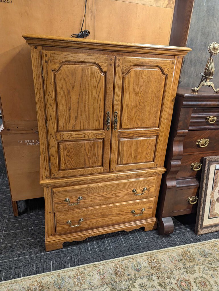 Oak chifforobe