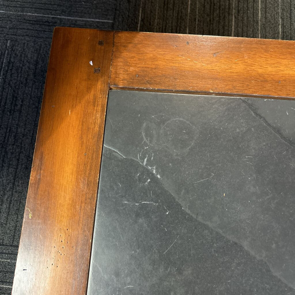 Ethan Allen Slate Top Coffee Table